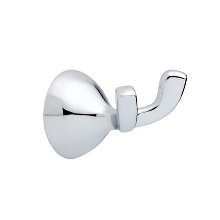 Liberty Hardware Delta Foundations 4.07 in. H X 3.29 in. W X 2.28 in. L Chrome Silver Robe Hook FNDS35-PC